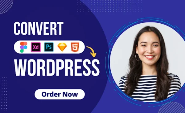 Convert sketch,psd, xd, figma to through elementor pro